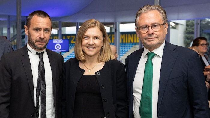 Auch Rapids Klubführung rund um Präsident Alexander Wrabetz (r.) war dabei.