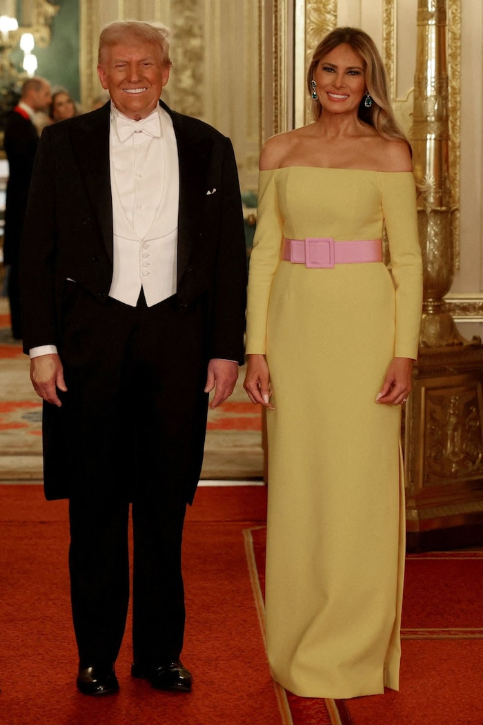 US-Präsident Donald Trump und First Lady Melania Trump