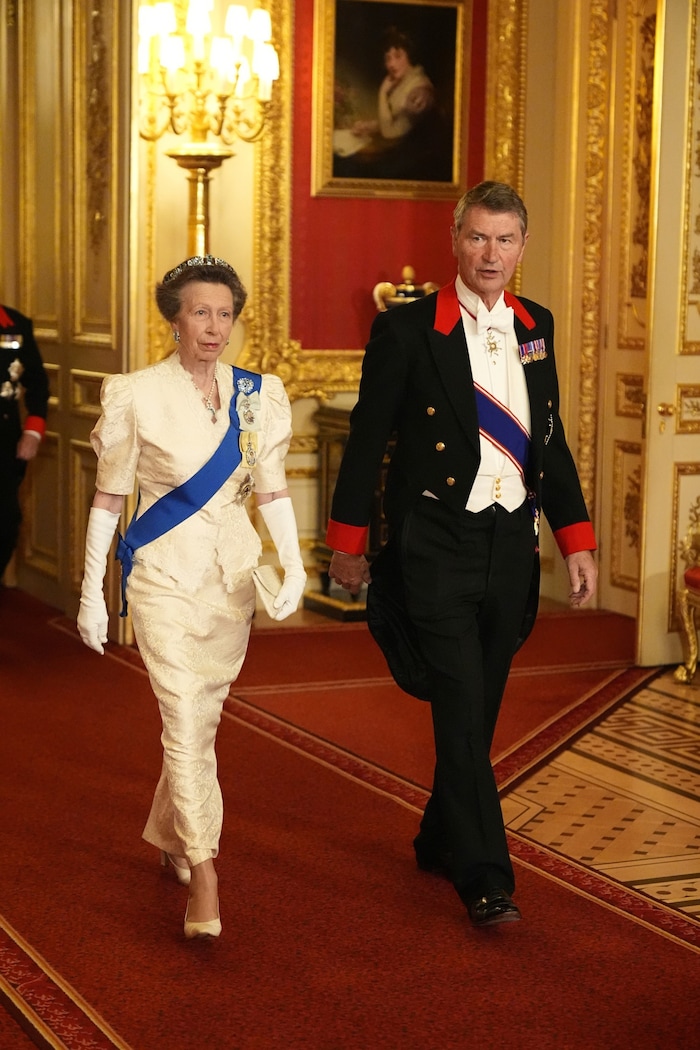 Prinzessin Anne und Vizeadmiral Sir Tim Laurence