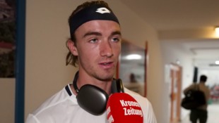 Lukas Neumayer vor seinem Erstrunden-Match in Bad Waltersdorf!