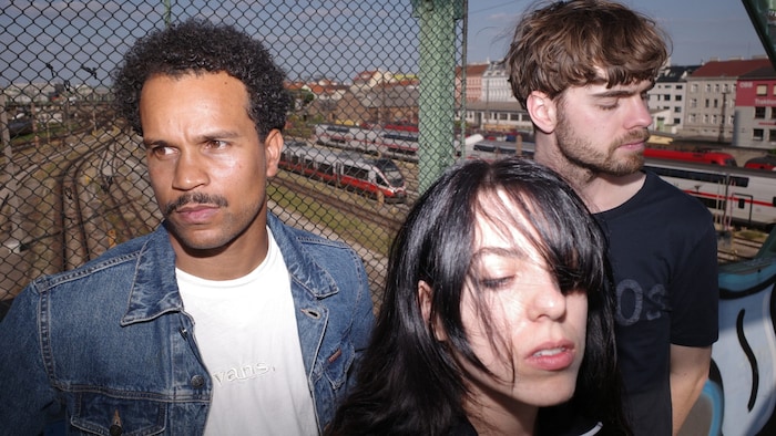 Beim Interview zu zweit, sonst aber immer zu dritt ein absolutes Dreamteam: Mile Lechner (li.), ...