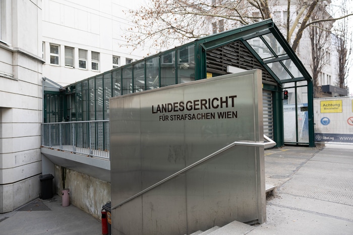 Das angeklagte Trio musste sich am Straflandesgericht in Wien verantworten.