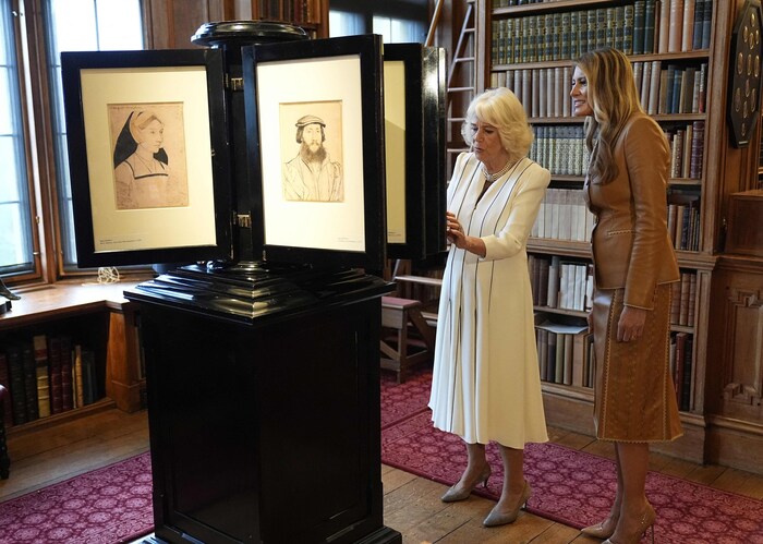 In der Königlichen Bibliothek auf Schloss Windsor gab es viel zu entdecken.
