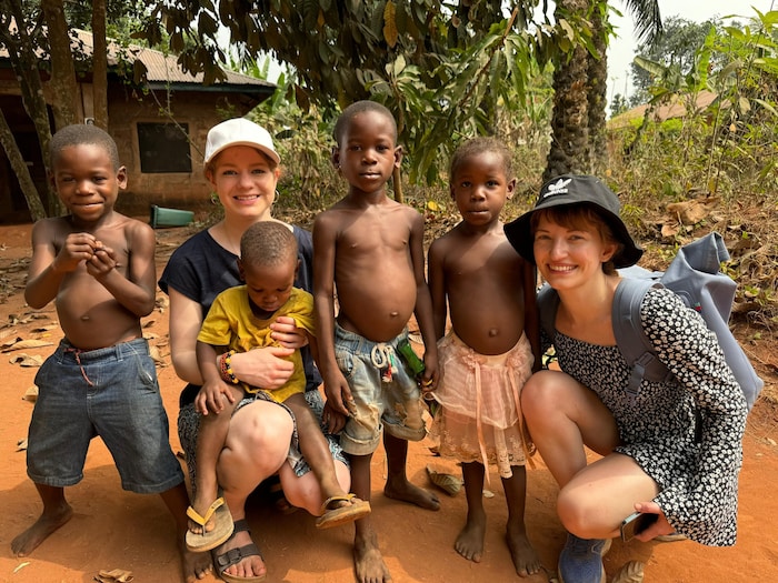 Ein Herz für die Armen Nigerias.