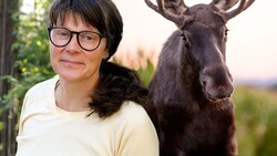 Wiebke Neumann ist renommierte Elchforscherin in Schweden.
