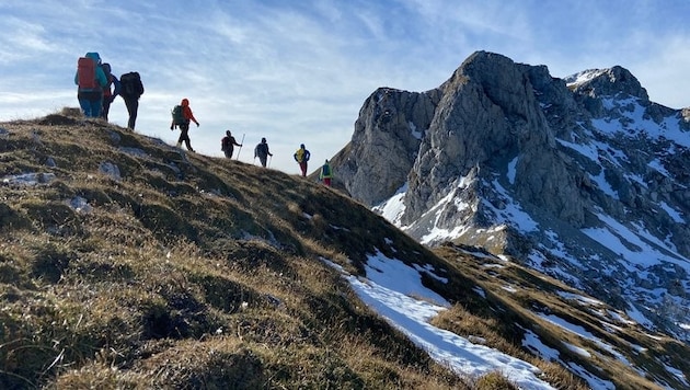 Herbstzeit ist perfekte Wander- und Bergzeit. Man muss sich aber an die äußeren Gegebenheiten ...