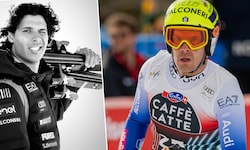 Ski-Routinier Christof Innerhofer (li.) trauert um Teamkollege Matteo Franzoso (re.). 