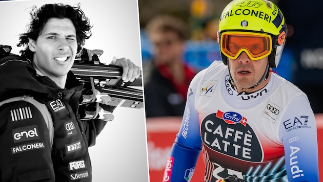 Ski-Routinier Christof Innerhofer (li.) trauert um Teamkollege Matteo Franzoso (re.).
