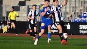 Im letzten Duell im April unterlag Bregenz (links im Bild Nicolas Rossi) Stripfing mit 1:3.
