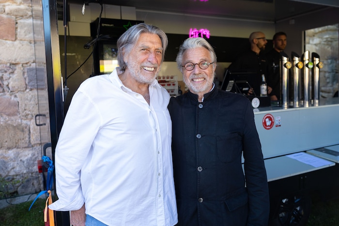 Filmemacher Norbert Blecha und Adi Hirschal (re.)