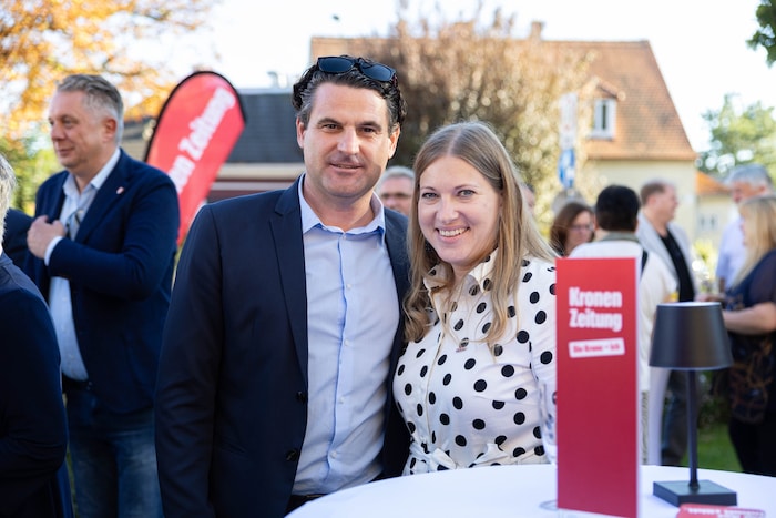 ÖVP-Chef und Nationalratsabgeordneter Christoph Zarits mit Gattin Evelyn