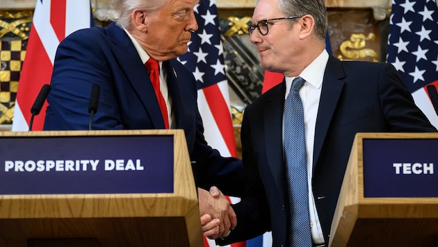 Starmer und Trump demonstrieren Einigkeit – Streitpunkte bleiben ausgeklammert.