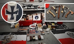 Der Mann hortete unzählige Waffen und nationalsozialistische Devotionalien.