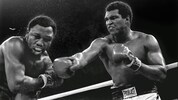 Am 1. Oktober 1975 treffen Joe Frazier (li.) und Muhammed Ali in Manila aufeinander – es wird ...
