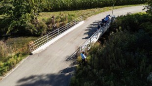 Die Innbachbrücke in Pichl verfügt über eine beheizte Fahrbahn. 