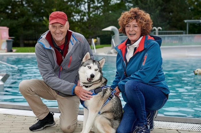 Vor vier Jahren schon organisierten sie den ersten Hundebadetag in Mistelbach: Florian ...