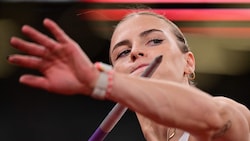 Victoria Hudson steht im Speerwurf-Finale bei der WM in Tokio.