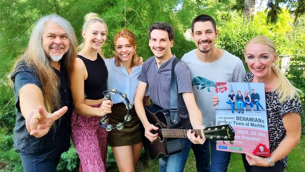 Profis helfen Nachwuchsmusikern: Der Verein „Jedermaun“ organisiert der Jung-Band „Behamians“ ...