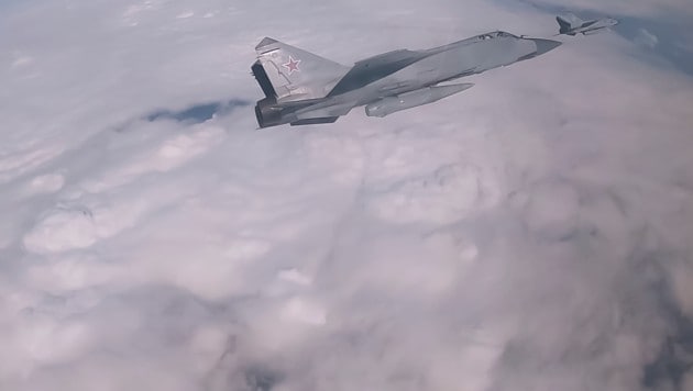 Drei russische MiG-31-Maschinen waren zwölf Minuten lang unerlaubt im estnischen Luftraum ...