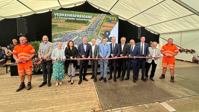 Offizilelle Eröffnung der S7 bei Heiligenkreuz