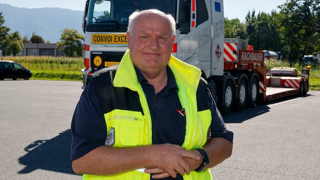 Nachdenklich: Transportunternehmer Josef Rachbauer