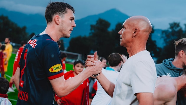 Rasmussen (li.) war erklärter Wunschspieler von Letsch