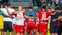 Trainer Stöger schwört seine Truppe auf Fiorentina ein.