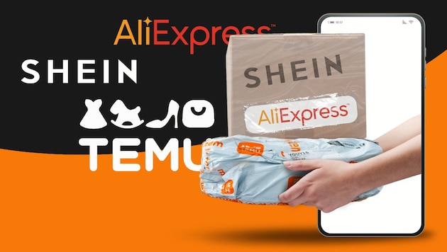 Um die Zollabgaben zu umgehen, stellen große Onlinehändler wie Temu und Shein derzeit ihre ...
