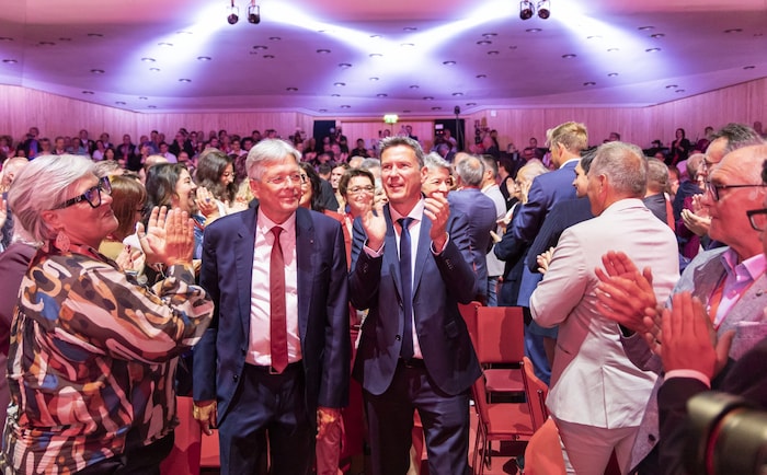 Gemeinsamer Einzug: Peter Kaiser gibt heute seinen Posten als Landesparteiobmann der SPÖ ab – ...