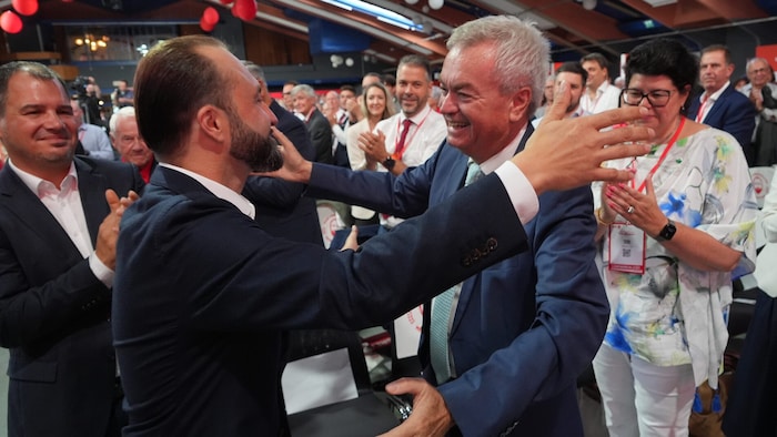Drei steirische Parteichefs: Michael Schickhofer, Max Lercher und Anton Lang (von links)