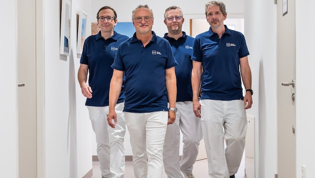 Vier Topärzte des AKH auf humanitärer Mission für die Menschen – Dr. Bernhard Angermayr, Dr. ...