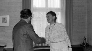 Nathalie Beer bei einer Ehrung.