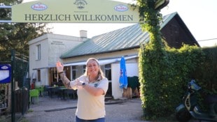 Jelena Hieger ist die Pächterin des Schutzhauses Heustadlwasser im Prater.