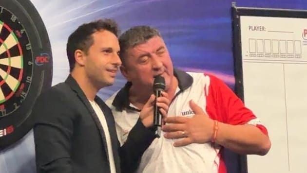 Mensur Suljovic (rechts) hat sich den Titel in Schwechat geholt.