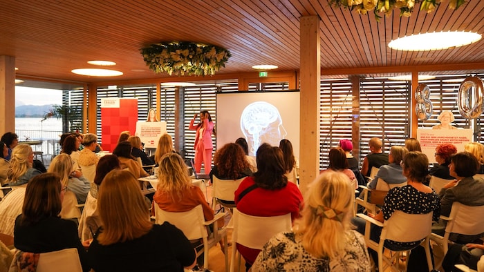 Das Interesse an dem Vortrag zu Mut war riesengroß.