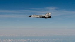 Ein russischer Kampfjet vom Typ MIG-31