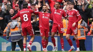 Jubel bei den Liverpool-Kickern