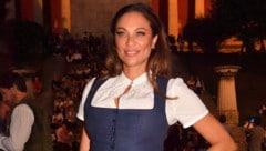 Lilly Becker ist Stammgast beim Oktoberfest – hier 2023 beim Almauftrieb in der Käfer Wiesn ...