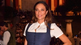 Lilly Becker ist Stammgast beim Oktoberfest – hier 2023 beim Almauftrieb in der Käfer Wiesn ...