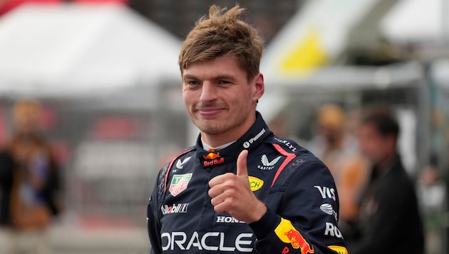 Max Verstappen took pole position in Baku.