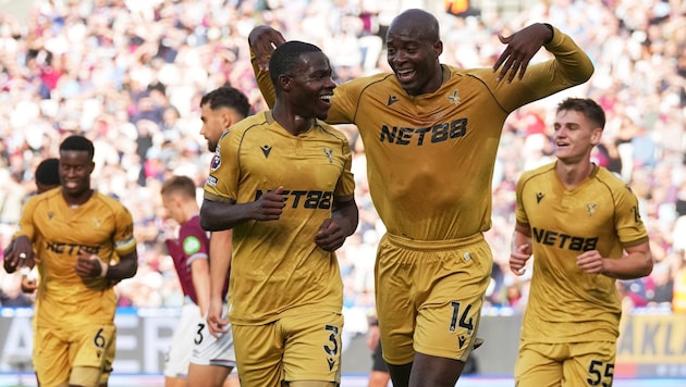 Crystal Palace bejubelt den nächsten Sieg.