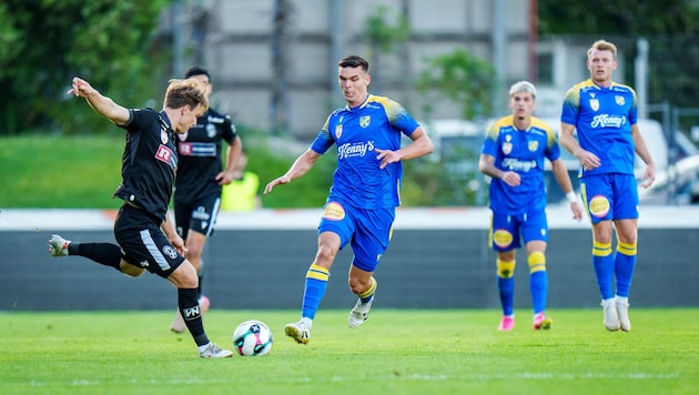 Lars Nussbaumer (l.) und die Bregenzer unterlagen 0:3 in Stripfing.