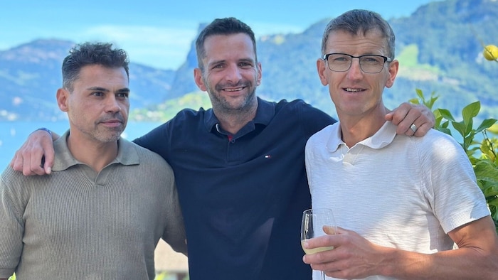 Marcos ist ein langjähriger Freund aus der Schweiz, Steff (re.) kommt aus Hüttschlag und ist ...