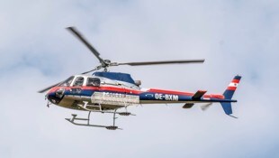 Die Leiche des Deutschen wurden mit dem Polizeihubschrauber geborgen