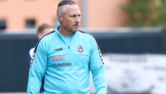 War nicht begeistert: Austria-Trainer Christian Schaider.