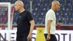 Wie lange schaut Rouven Schröder (li.) noch zu?