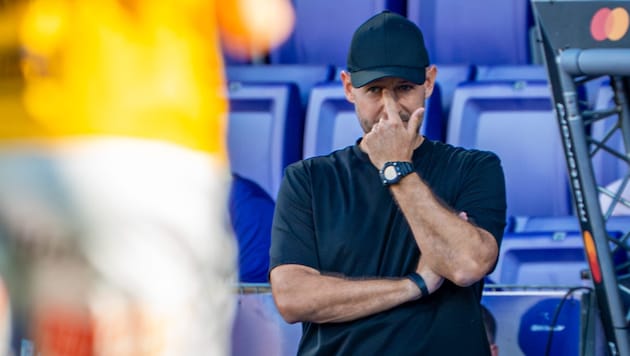 Der Auftritt seiner Mannschaft in den ersten 45. Minuten dürfte Austria-Trainer Stephan Helm ...