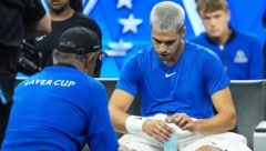 Auch Carlos Alcaraz konnte keinen Satz gewinnen.