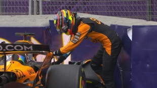 Bitteres Rennwochenende für Oscar Piastri in Baku. 