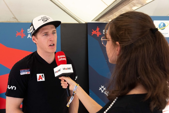 Auch Ski-Weltmeister Raphael Haaser war in Wien dabei.